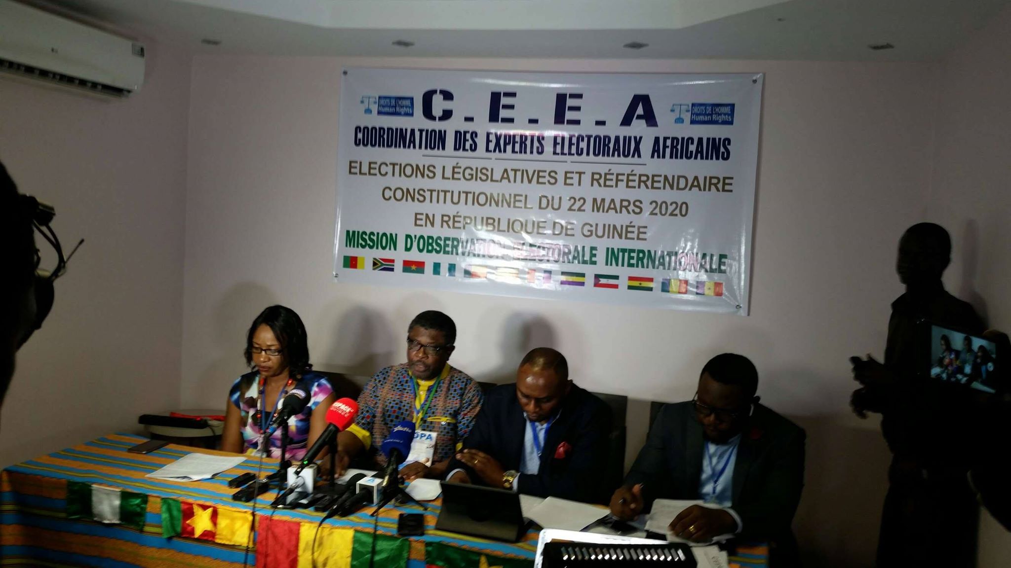 Double scrutin en Guinée : la mission électorale de la coordination des experts électoraux africains félicite le déroulement des élections