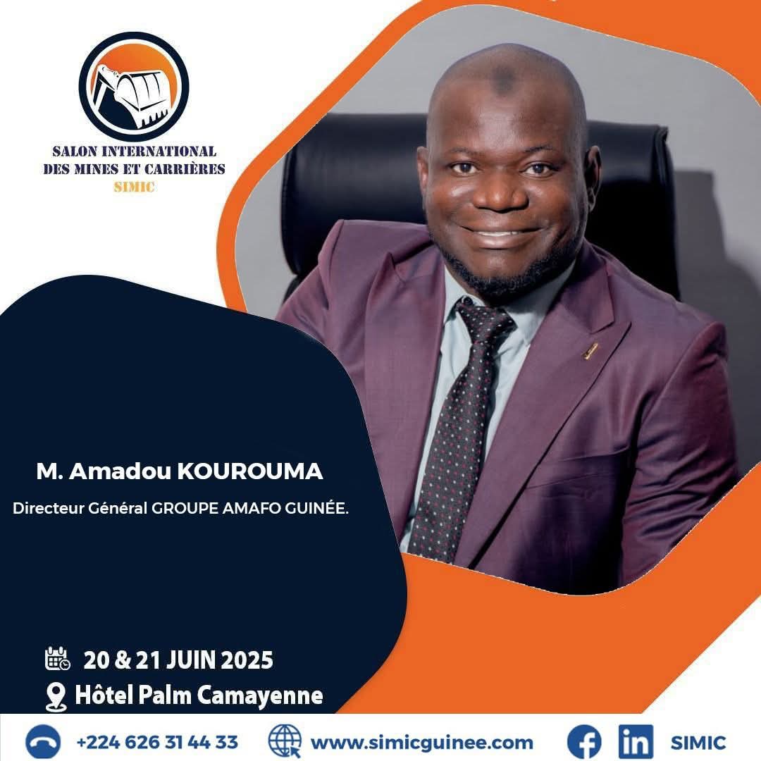 SIMIC 2025 : 𝐀𝐦𝐚𝐝𝐨𝐮 𝐊𝐨𝐮𝐫𝐨𝐮𝐦𝐚, 𝐀𝐫𝐜𝐡𝐢𝐭𝐞𝐜𝐭𝐞 𝐝’𝐮𝐧𝐞 𝐚𝐦𝐛𝐢𝐭𝐢𝐨𝐧 𝐠𝐮𝐢𝐧𝐞́𝐞𝐧𝐧𝐞