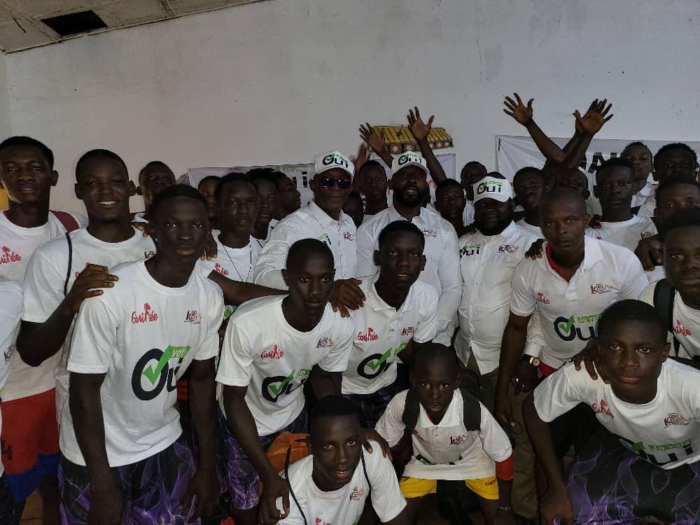 Boké : Sonny Doumbouya, PDG de KBM, en première ligne lors du lancement de la campagne référendaire