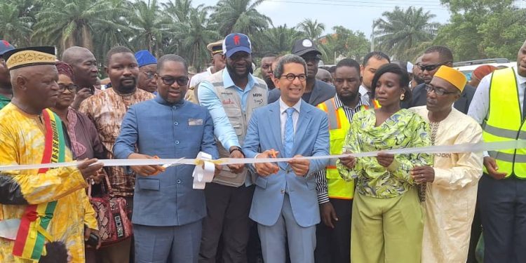 Dubréka : inauguration de la zone de tri et de transit des déchets solides