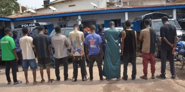 Vol à l’arraché: La Police interpelle dix présumés malfaiteurs