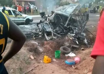 Coyah-Kindia : huit morts calcinés et deux blessés graves dans un violent accident de circulation