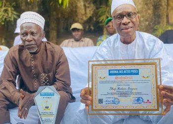Distinction : Honorable Ibrahima Bangoura, président de Labessayi-CALADESKA, honoré pour son engagement en faveur de la paix