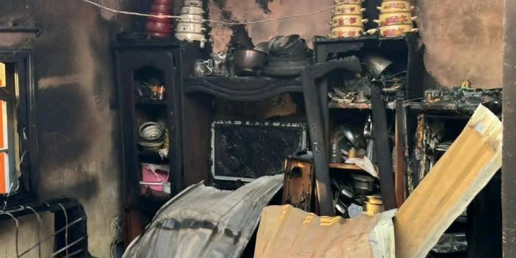 Sanoyah : cinq membres d’une même famille périssent dans un incendie