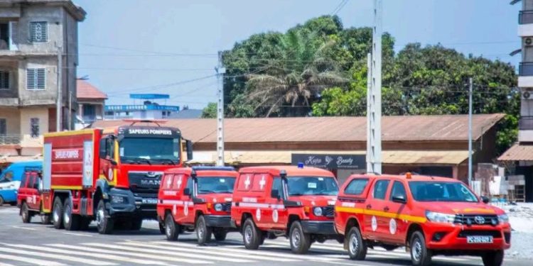 Guinée : 140 engins remis à la Protection civile pour renforcer les interventions à l’intérieur du pays