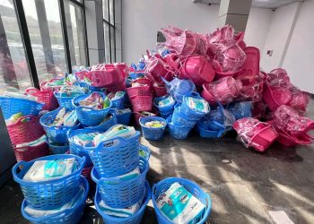 Santé : l’ARSJPA et l’ONG FEFADEG offrent 250 kits sanitaires aux hôpitaux publics de Conakry