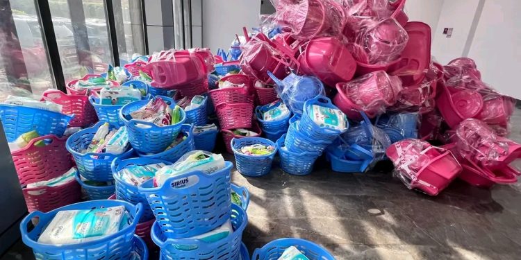 Santé : l’ARSJPA et l’ONG FEFADEG offrent 250 kits sanitaires aux hôpitaux publics de Conakry