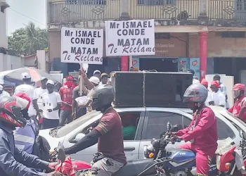 Matam : des jeunes manifestent contre la candidature de Badra Koné