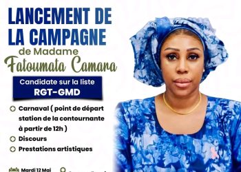 Kindia/Comoyah : lancement de la campagne de Mme Fatoumata Camara, candidate de la liste RGT-GMD aux législatives