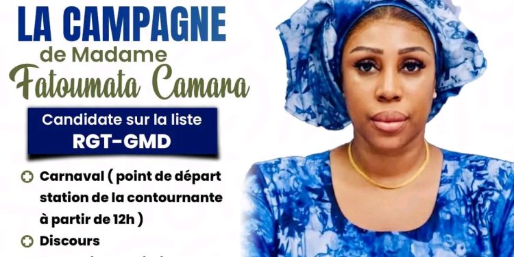 Kindia/Comoyah : lancement de la campagne de Mme Fatoumata Camara, candidate de la liste RGT-GMD aux législatives