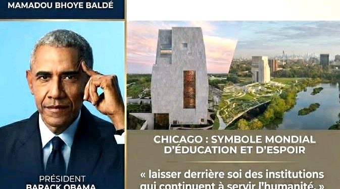 Chicago : le Barack Obama Presidential Center ouvre ses portes, l’Ambassadeur Mamadou Bhoye Baldé félicite l’ancien président des USA