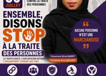 Guinée : la SyNCLUFP lance une campagne numérique pour lutter contre la traite des personnes