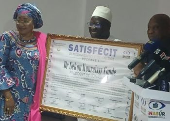 Reconnaissance nationale : Dr Sékou Koureissy Condé honoré par l’ONASUR pour son engagement républicain
