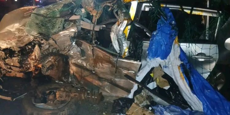 Kindia : huit personnes blessées dans une collision entre un véhicule léger et un camion