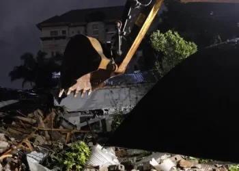 Conakry : l’effondrement d’un immeuble en construction fait quatre morts à Hafia