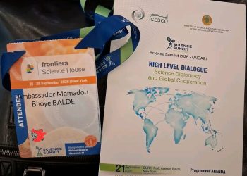États-Unis : l’Ambassadeur Mamadou Bhoye Baldé invité au Sommet scientifique des Nations Unies à New York