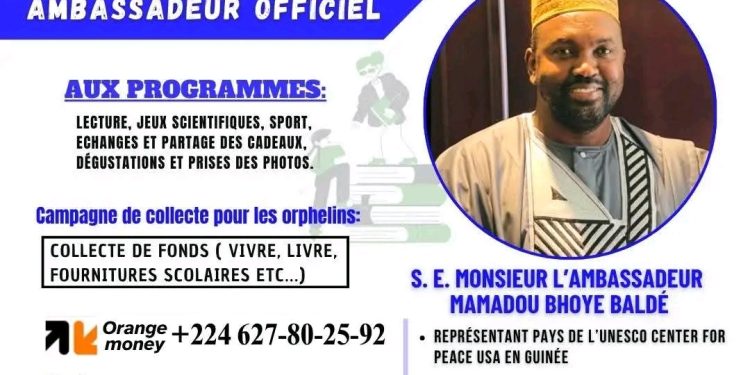 Guinée : l’Ambassadeur Mamadou Bhoye Baldé lance une campagne de collecte en faveur des orphelins