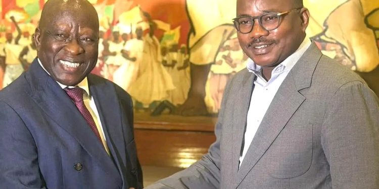 Dialogue institutionnel : Dr Sékou Koureissy Condé échange avec le président de l’Assemblée Nationale