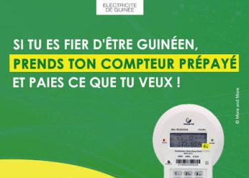 Guinée : l’EDG annonce l’opération de pose systématique de compteurs prépayés dans les communes de Conakry (communiqué)