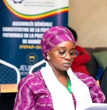 Médias : Kadiatou Conté élue vice-présidente de la FEPAP-GUI chargée de la presse écrite