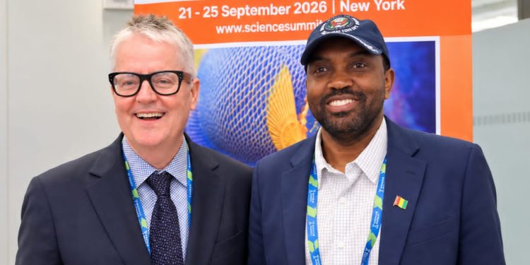 New York : Declan Kirrane salue l’engagement du diplomate scientifique guinéen Mamadou Bhoye Baldé