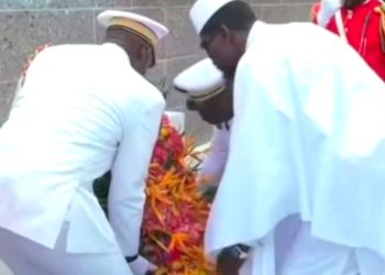 An 68 de l’indépendance : le Président Mamadi Doumbouya rend hommage aux martyrs